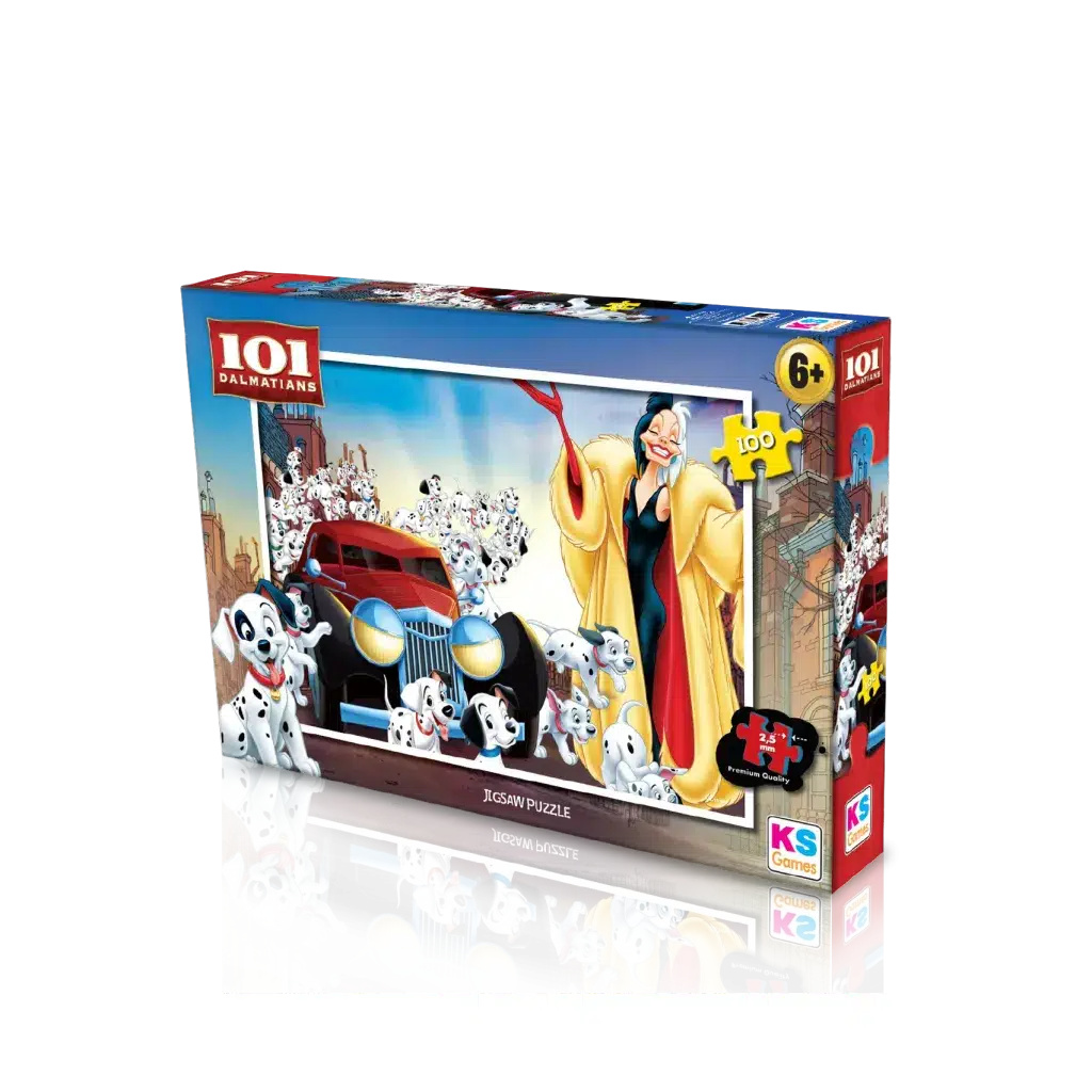 101 Dalmatian 100 Parça Puzzle