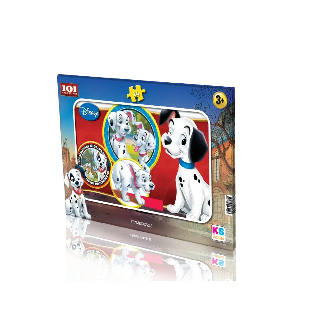101 Dalmatian Frame Puzzle 24 Parça
