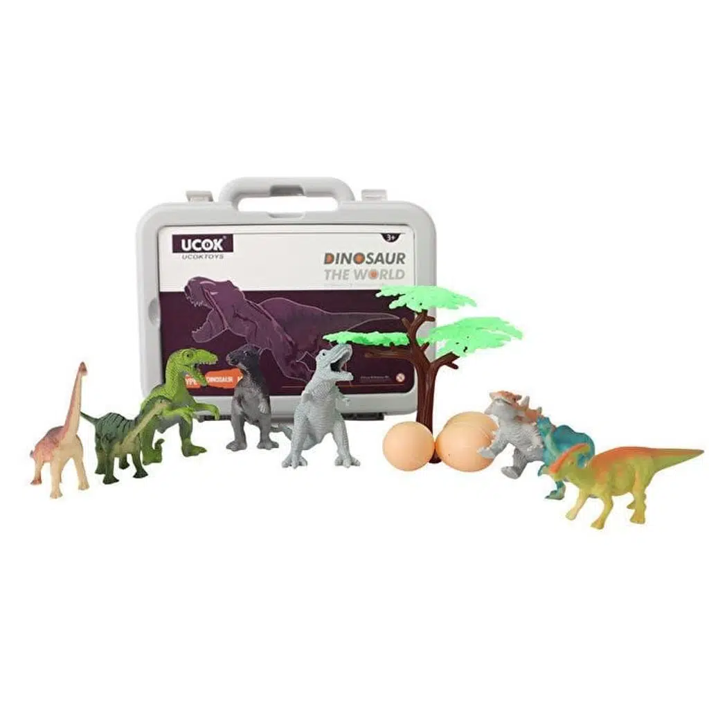 12 Parça Kutuda Dinozor Hayvan Seti