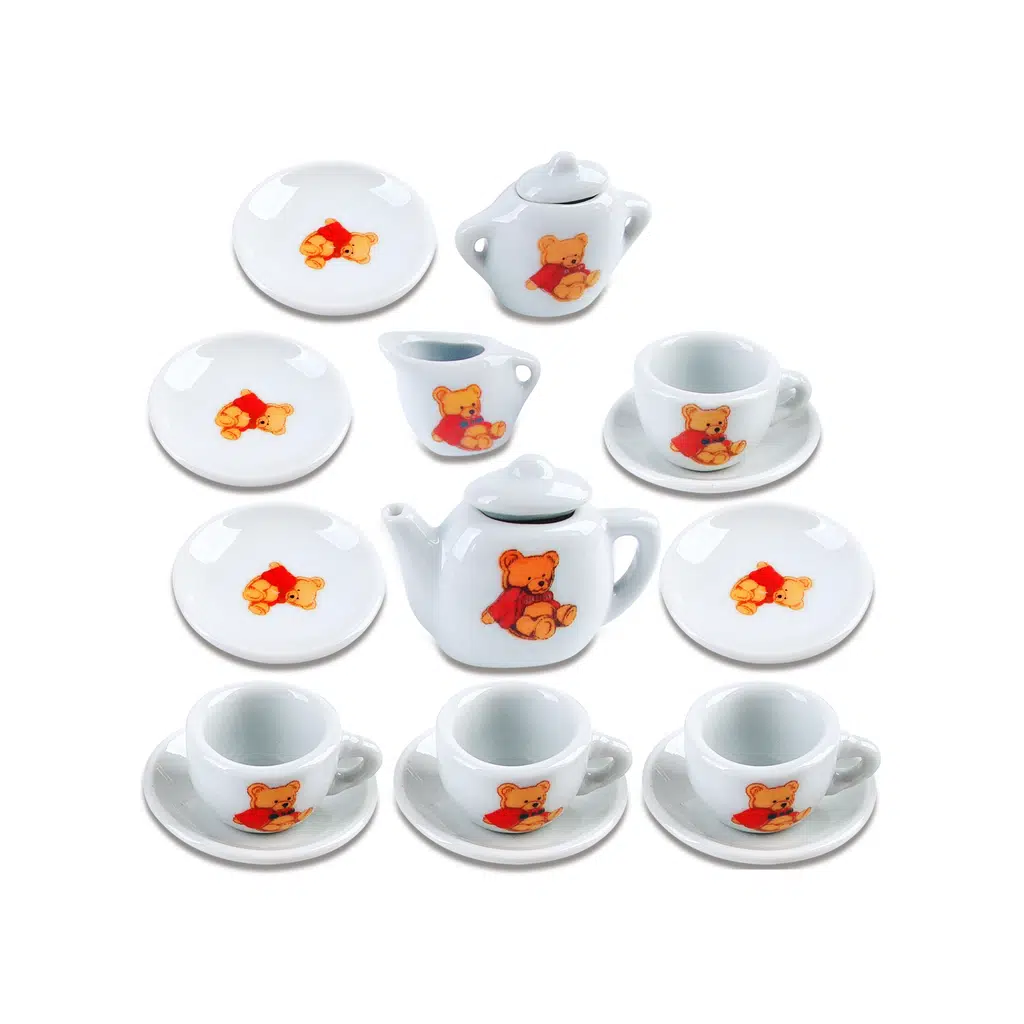 17 Parça Seramik Çay Seti