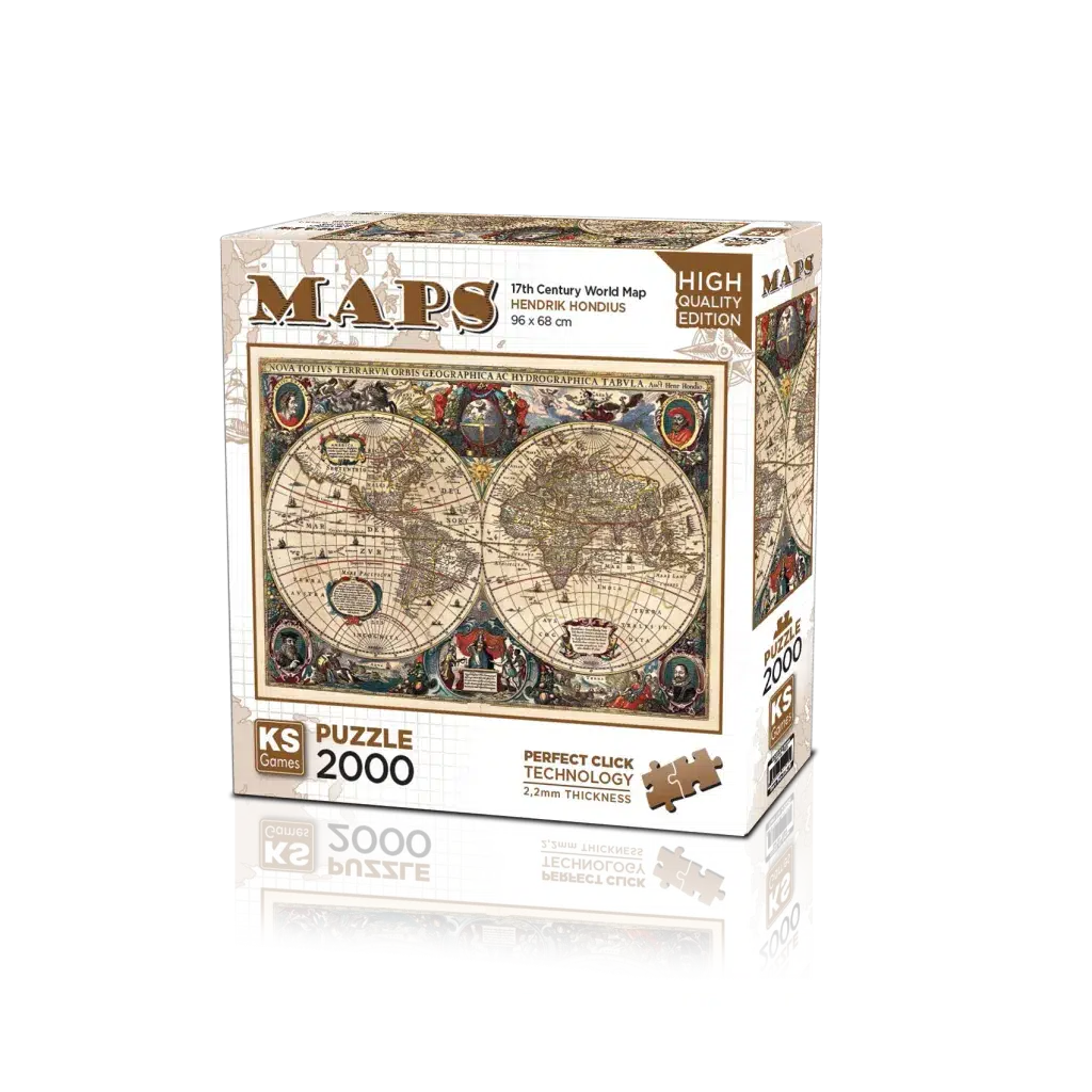 17Th Centruy World Map