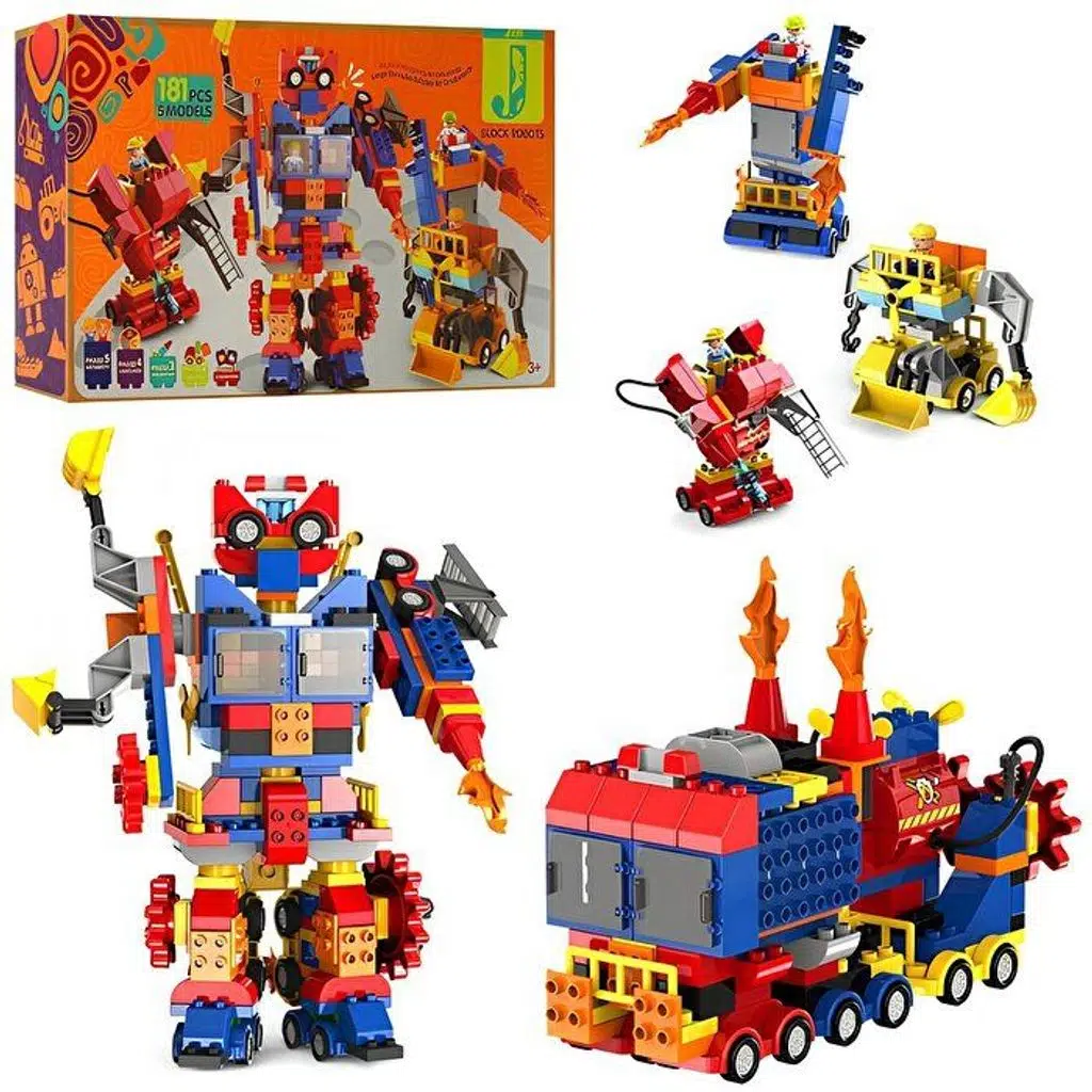 181 Parça Transformer 4 in 1 Blok Seti