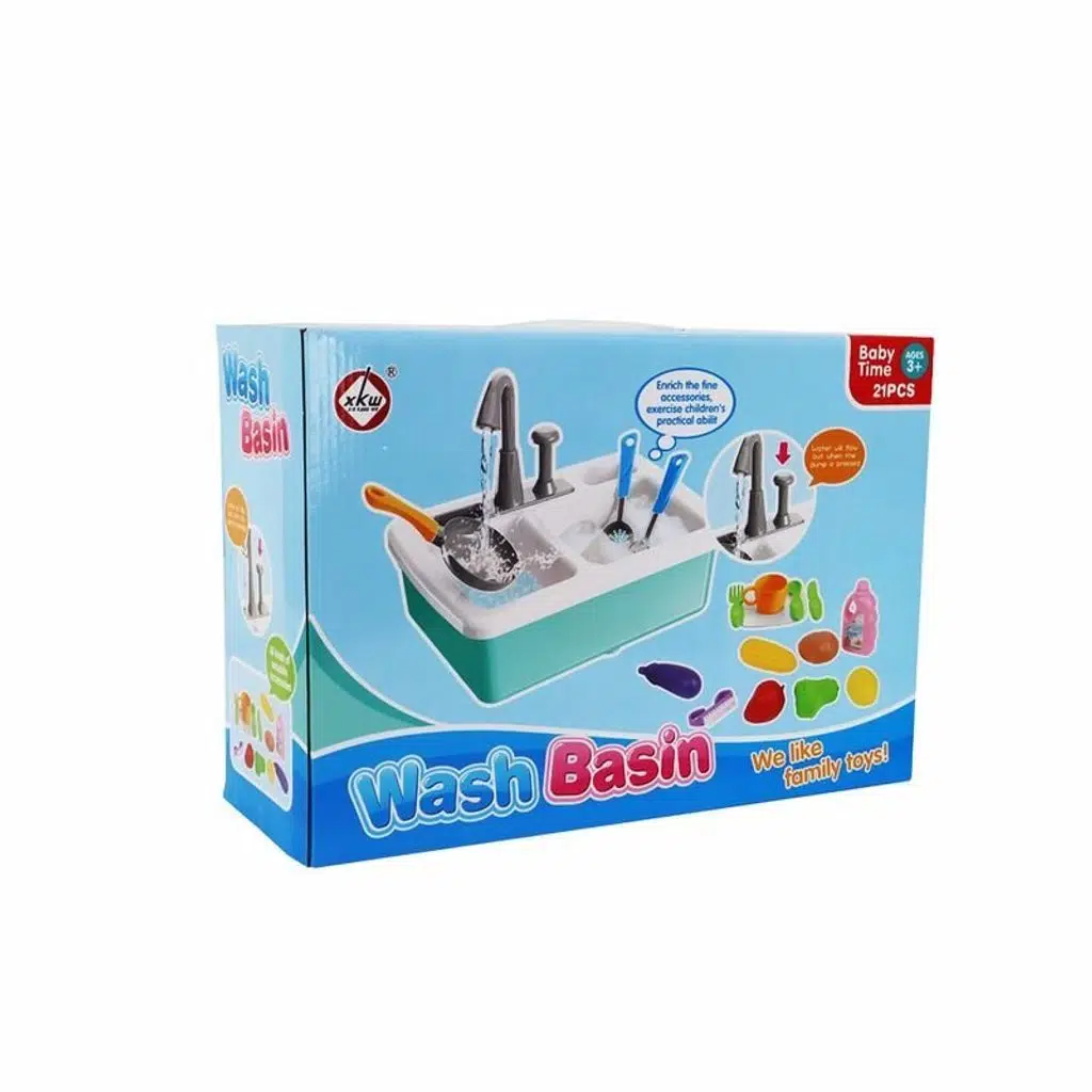 21 Parça Mutfak Lavabo Oyun Seti