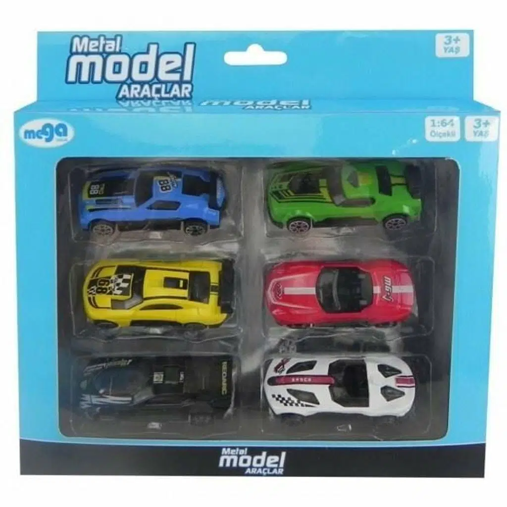 Altılı Diecast Model Araba
