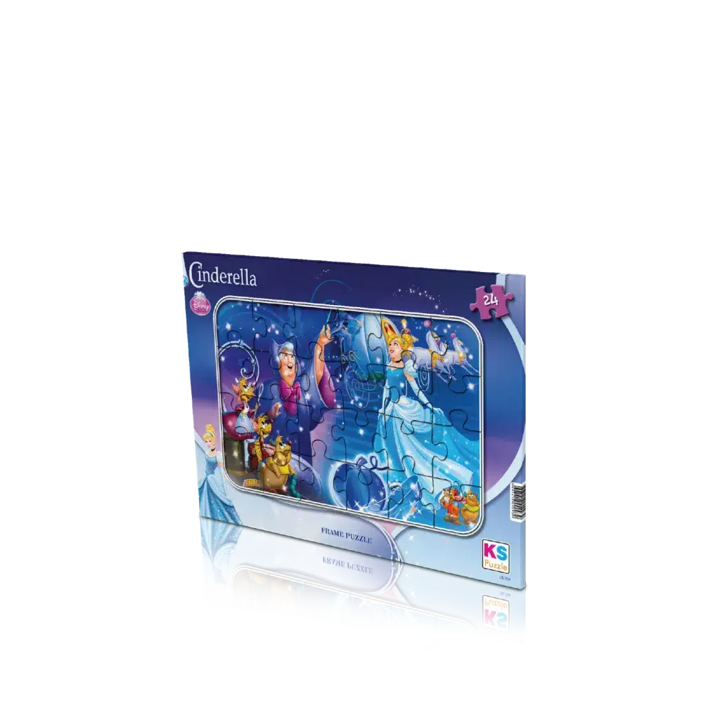 Cinderella Frame Puzzle 24 Parça