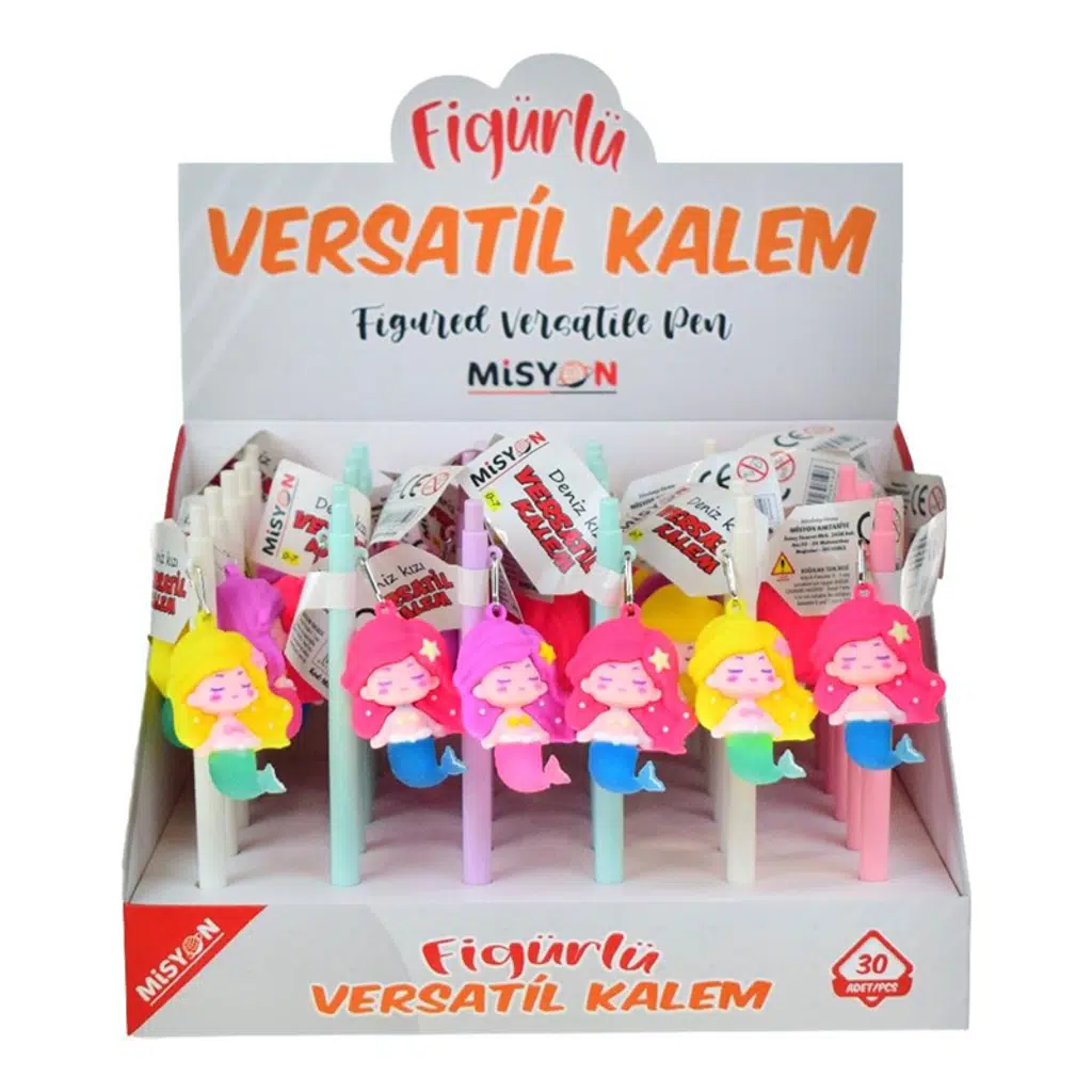 Deniz Kızı Figürlü Versatil Kalem 0.7 30 Lu