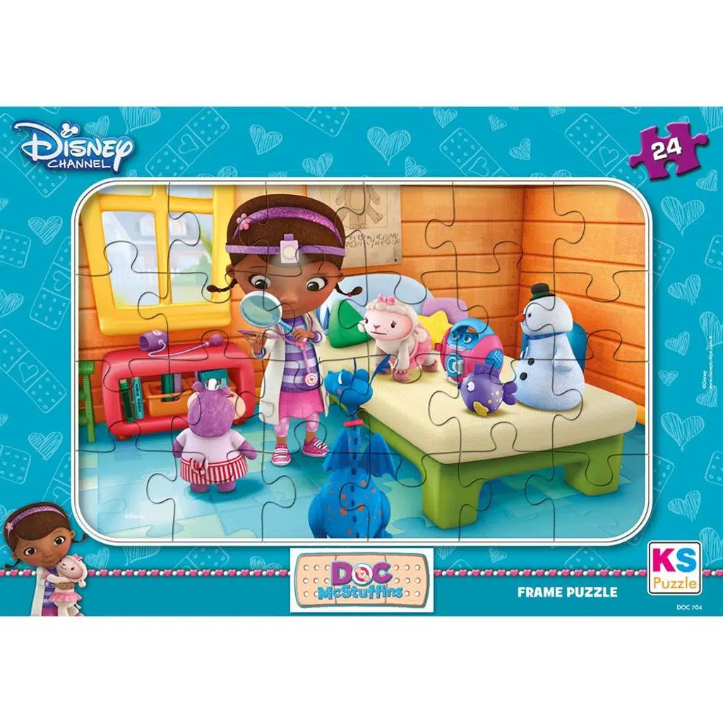 Doc MCStuffins Frame Puzzle 24 Parça