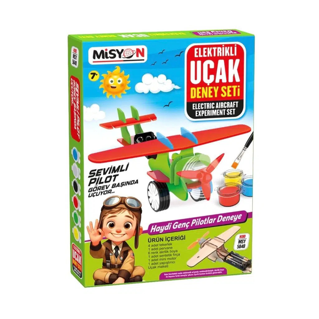 Elektrikli Uçak Deney Seti