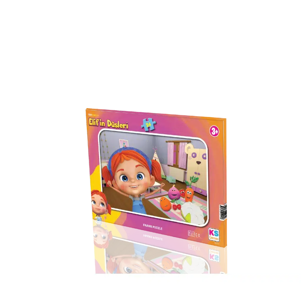 Elifin Düşleri Frame Puzzle 24 Parça-1