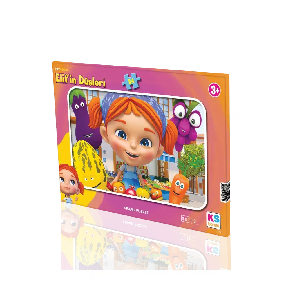 Elifin Düşleri Frame Puzzle 24 Parça