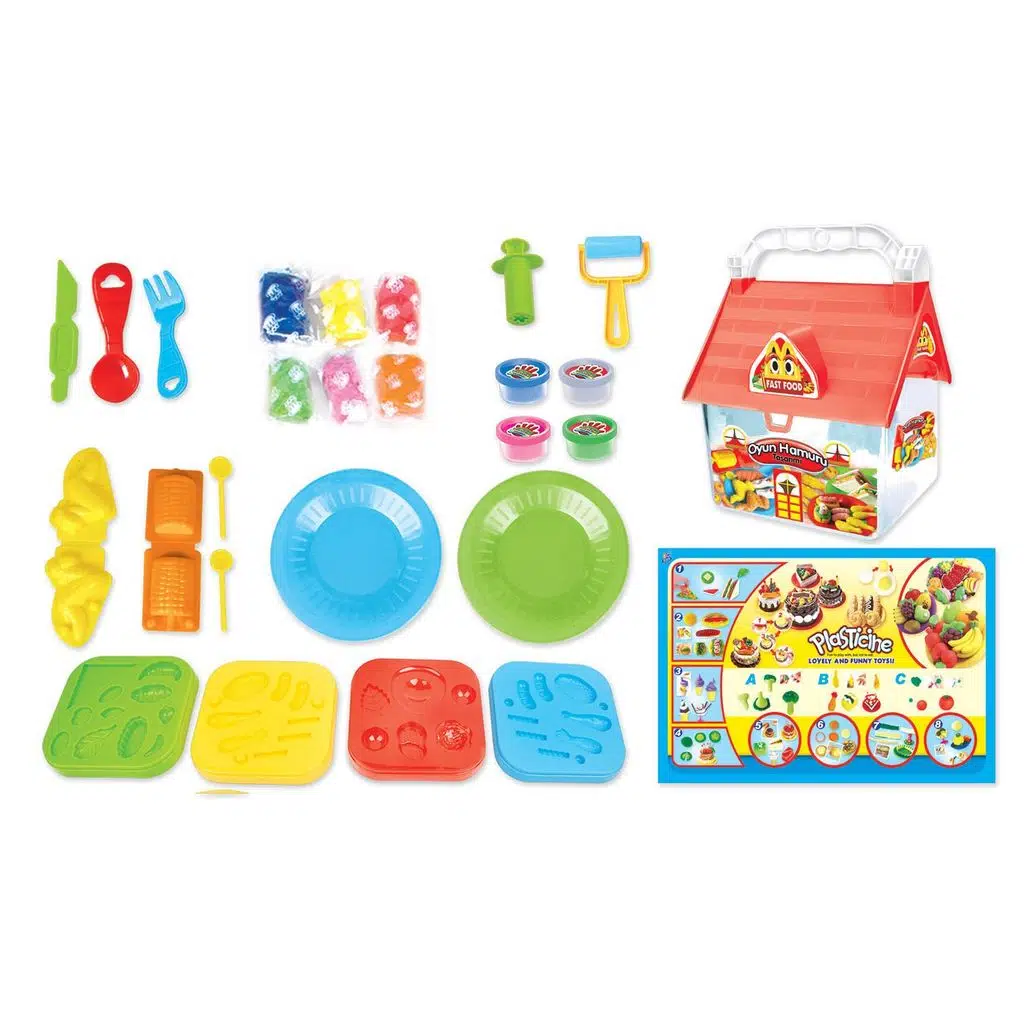 Fast Food Oyun Hamuru Tasarım Seti
