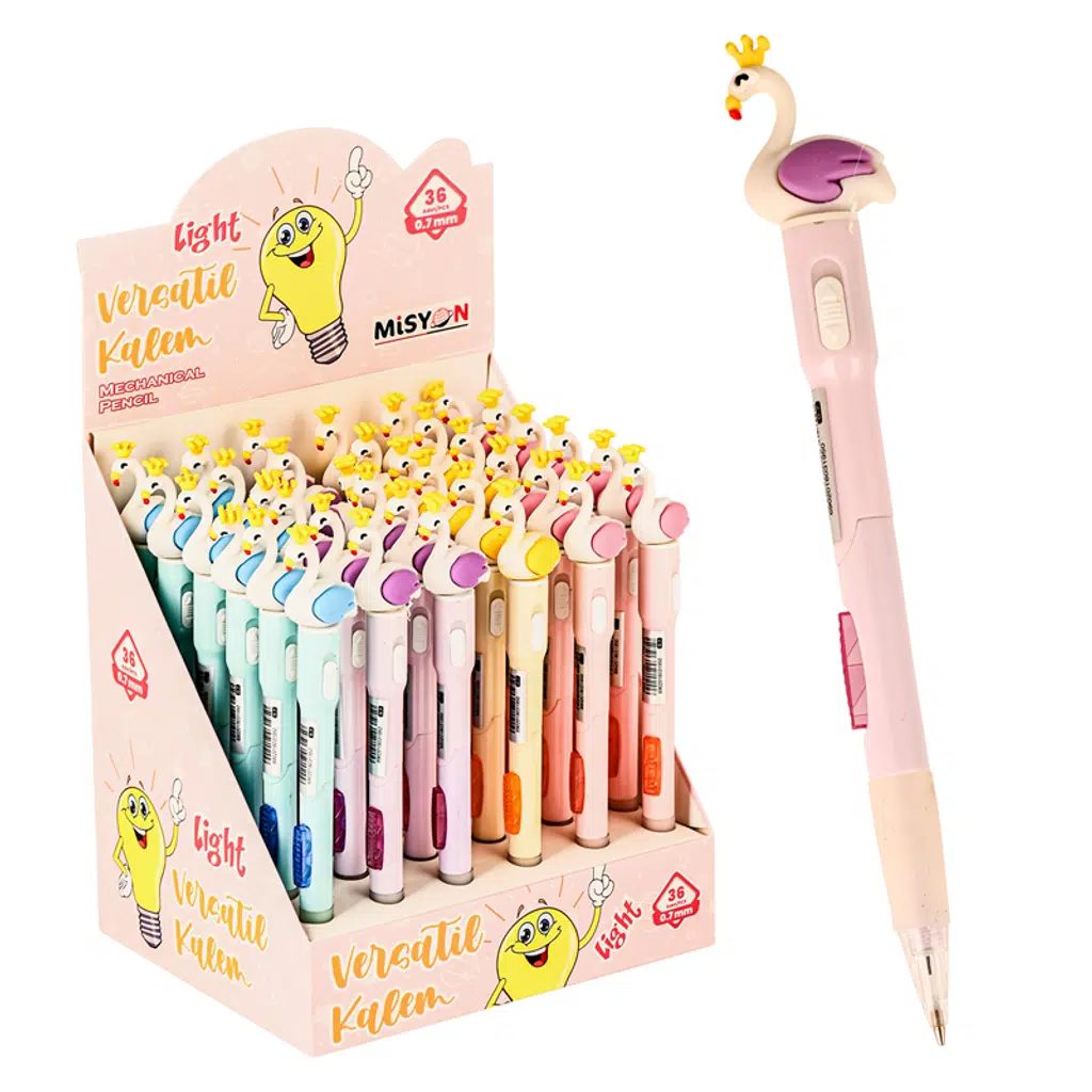 Flamingo Işıklı Versatil Kalem 0.7 36 Lı