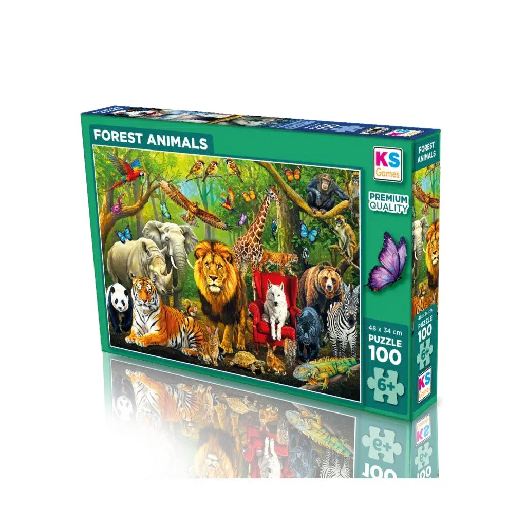 Forest Animals 100 Parça