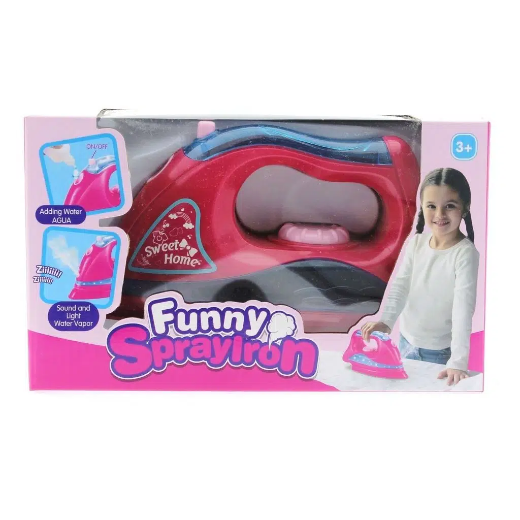 Funny Spray Iron Sesli ve Işıklı Ütü