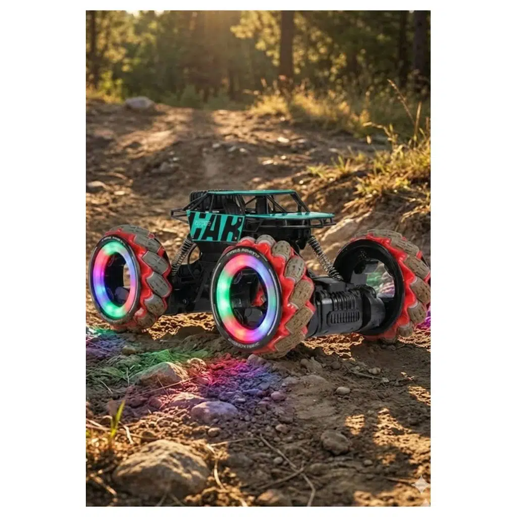 GOKIDY 4X4 RC DAĞ ARACI - IŞIKLI MÜZİKLİ METAL GÖVDELİ OZA.65632-6