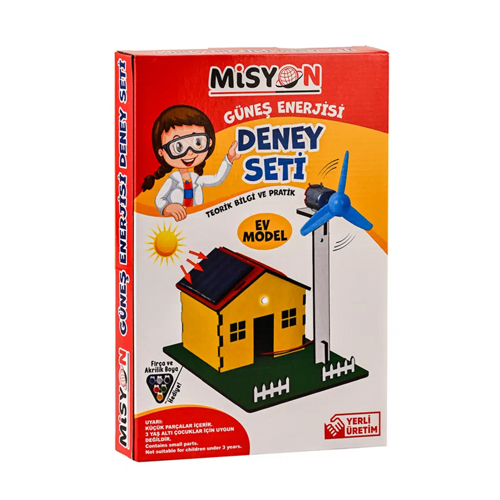 Güneş Enerjisi Deney Seti Ev Modeli