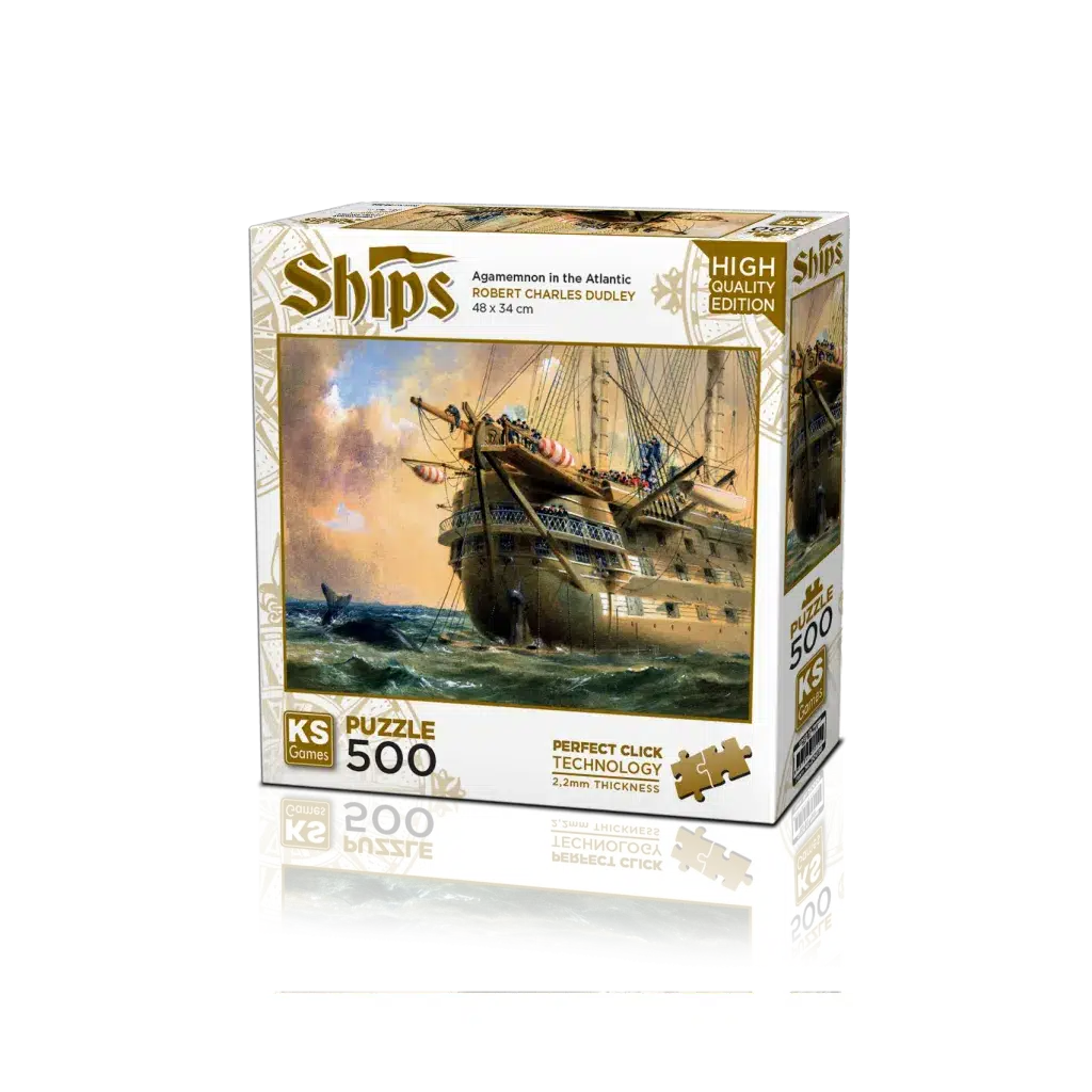 HMS Agamemnon in Atlantic