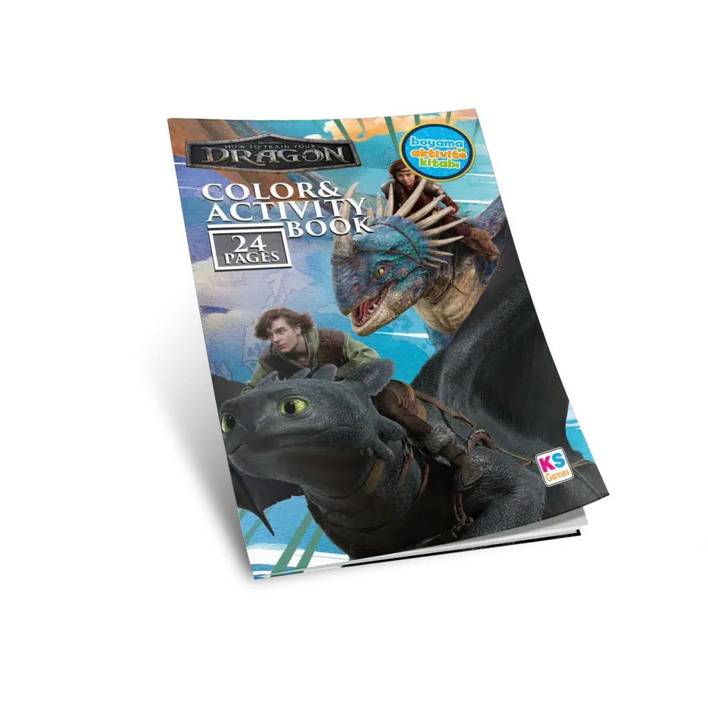 How To Train Your Dragon Aktiviteli Boyama Kitabı