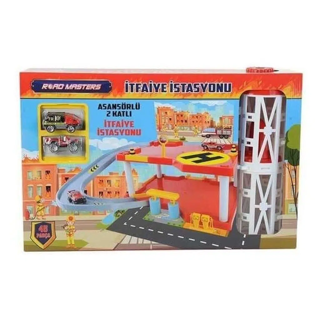 İki Katlı Kule Asansörlü İtfaiye Garajı