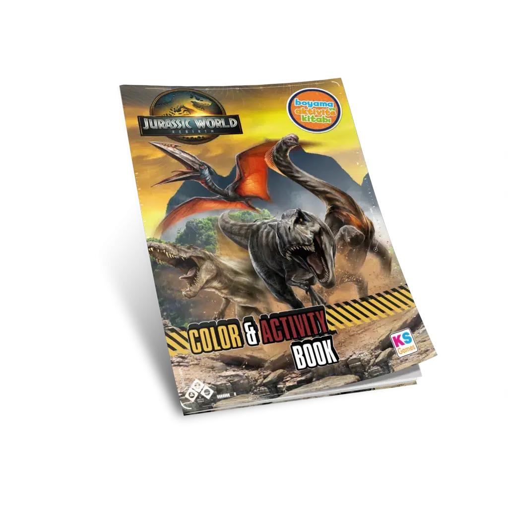 Jurassic World Aktiviteli Boyama Kitabı