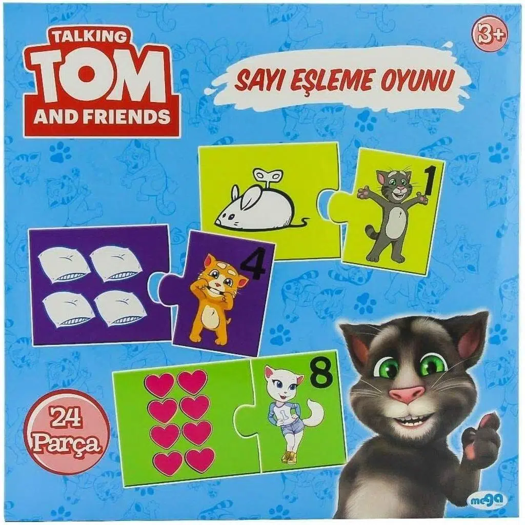 Konuşan Kedi Tom Sayı Eşleme Oyunu