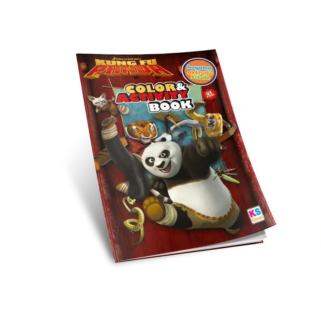 Kung Fu Panda Aktiviteli Boyama Kitabı