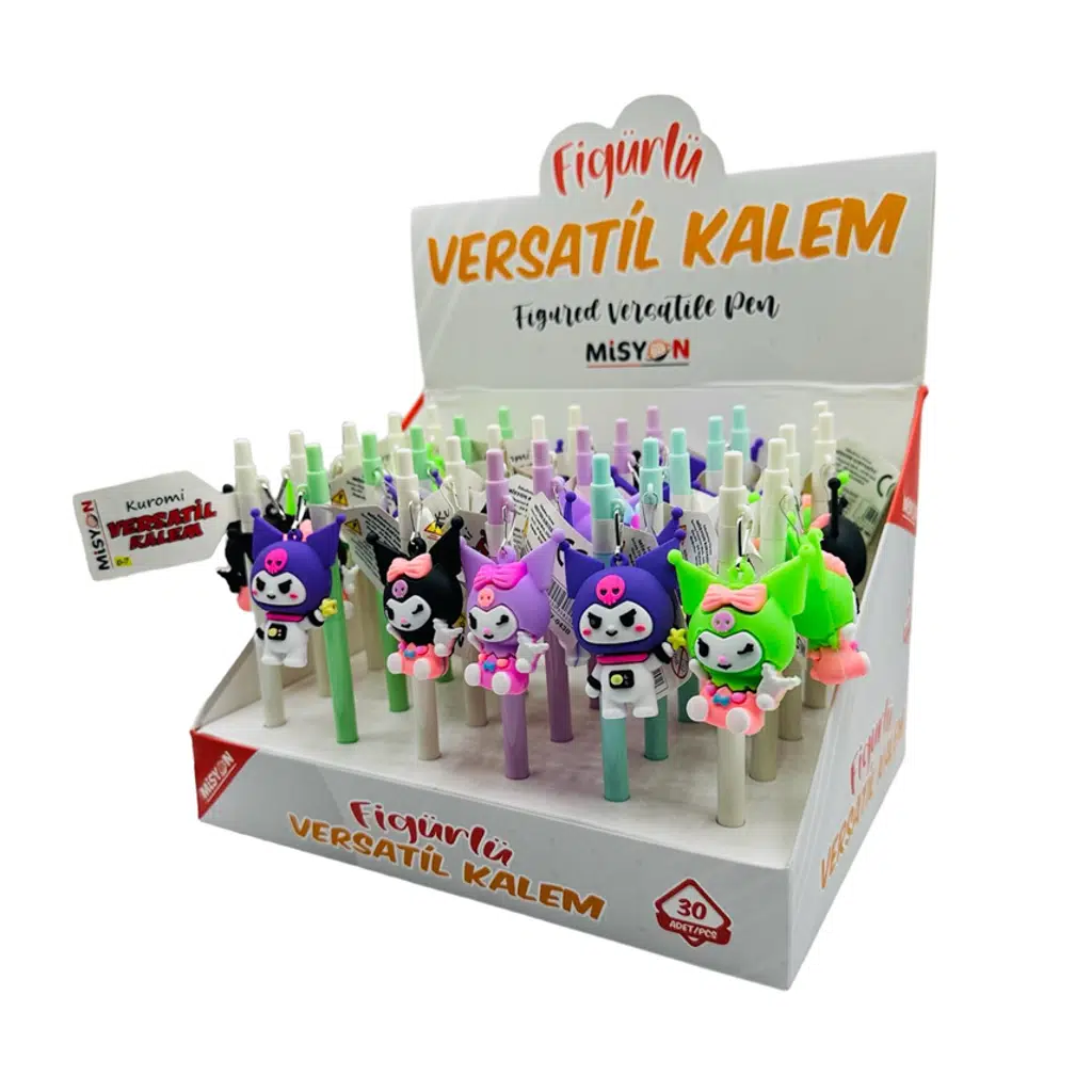 Kuromi Figürlü Versatil Kalem 0.7 30 Lu