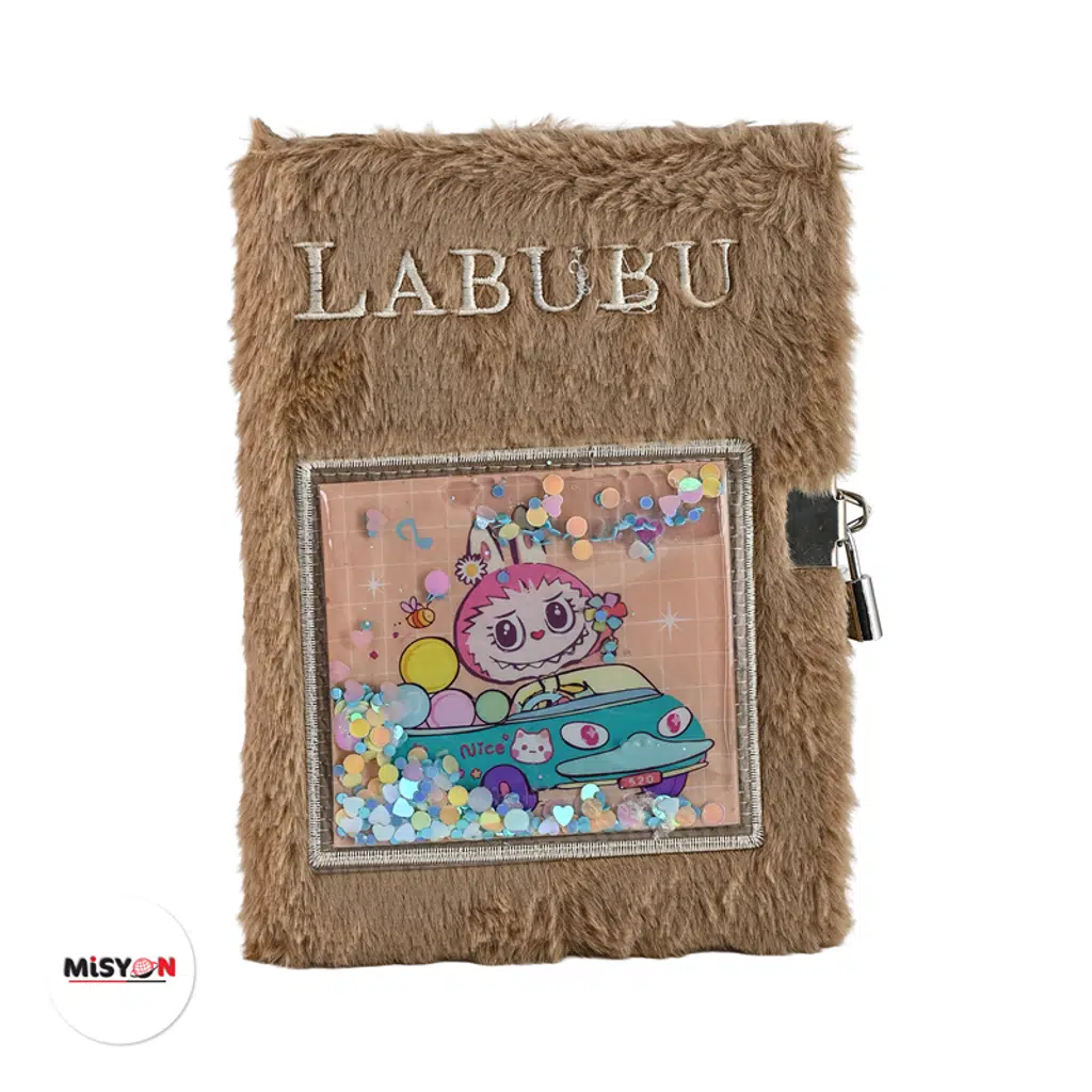 Labubu Peluş Sulu Hatıra Defteri Kilitli