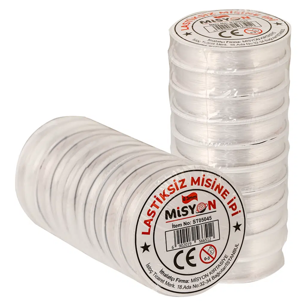 Lastiksiz Misine İpi 0.3 Mm 10 Lu