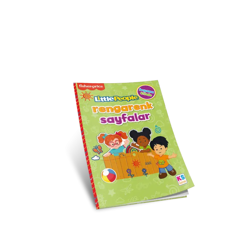 Lıttle People Colorıng Book Rengarenk Sayfalar Yeşil
