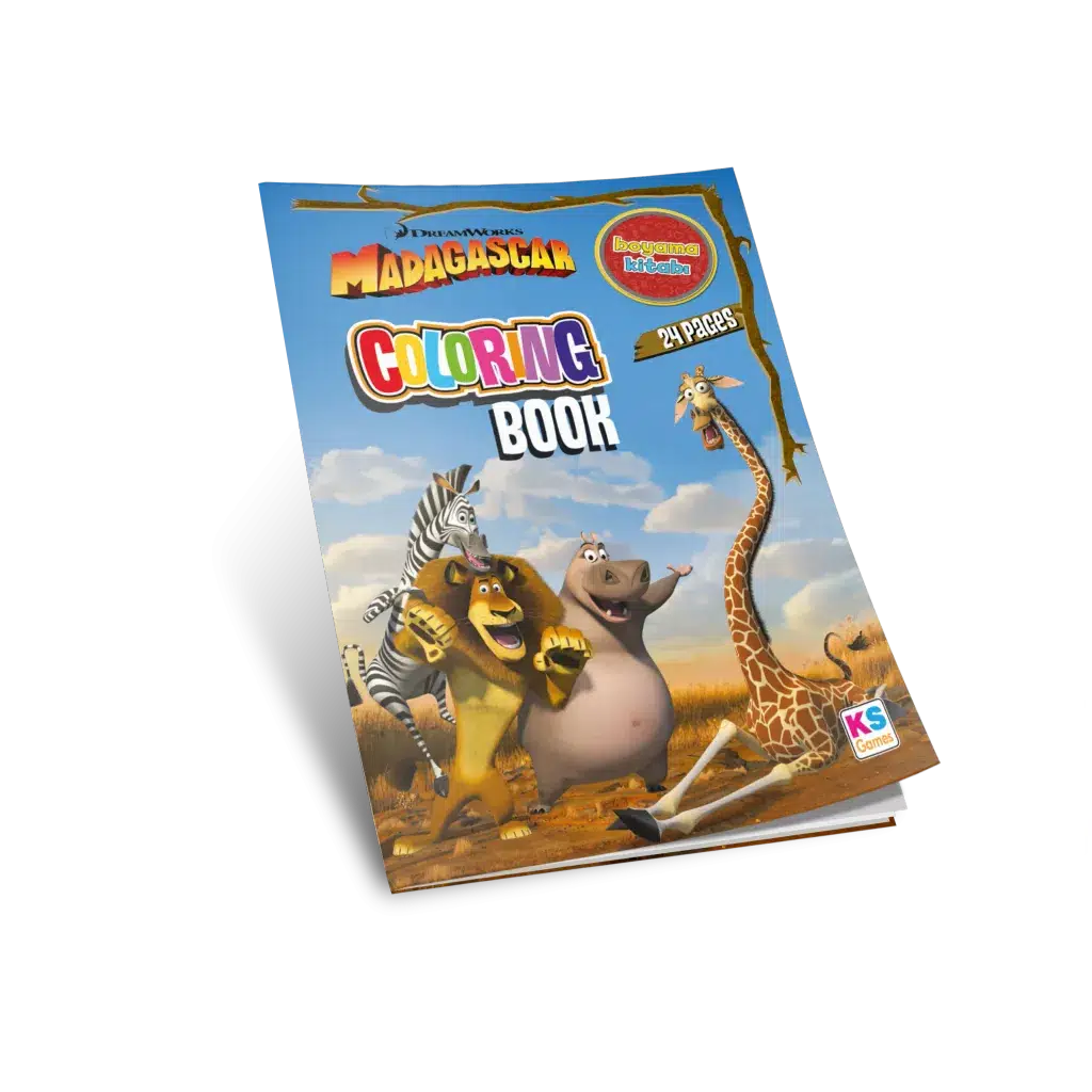 Madagascar Boyama Kitabı