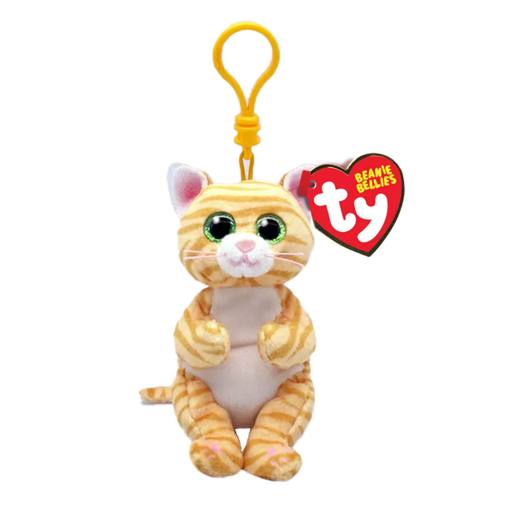 Mango - Sarı Çizgili Kedi Anahtarlık