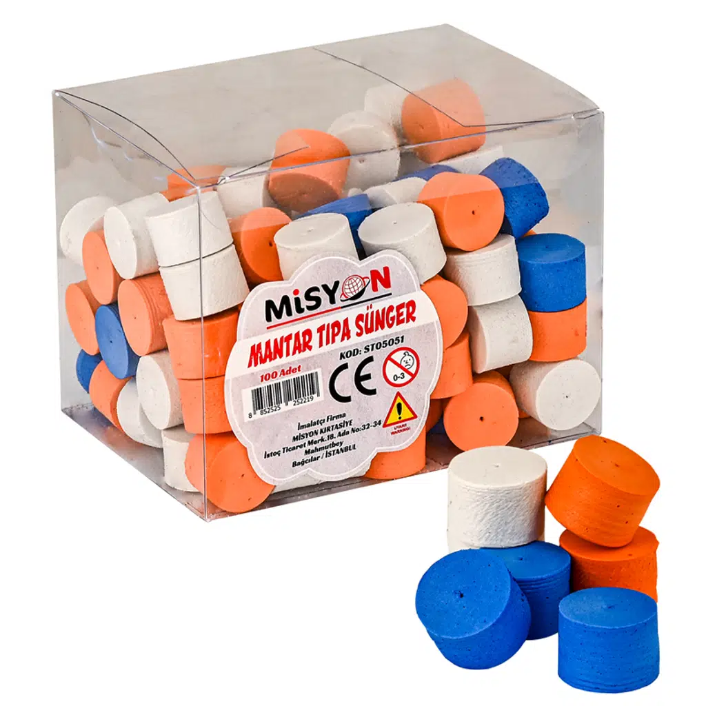 Mantar Tıpa Sünger 100 Lü