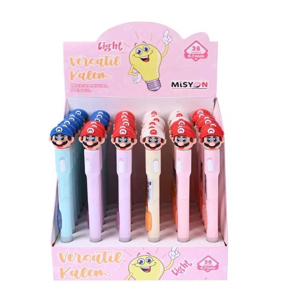 Mario Işıklı Versatil Kalem 0.7 36 Lı