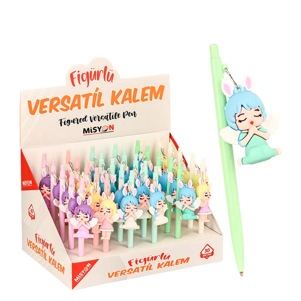 Melek Kız Figürlü Versatil Kalem 0.7 30 Lu