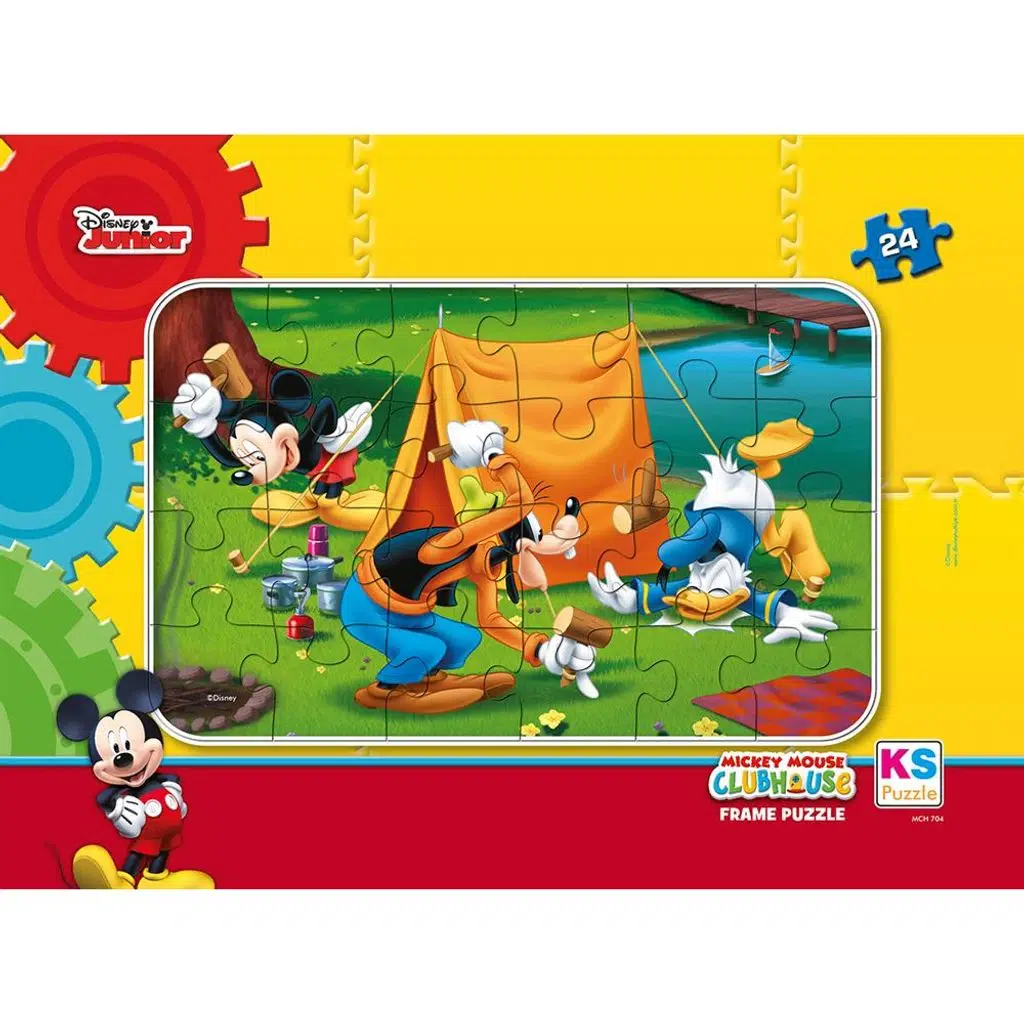Mickey Mouse Frame Puzzle 24 Parça