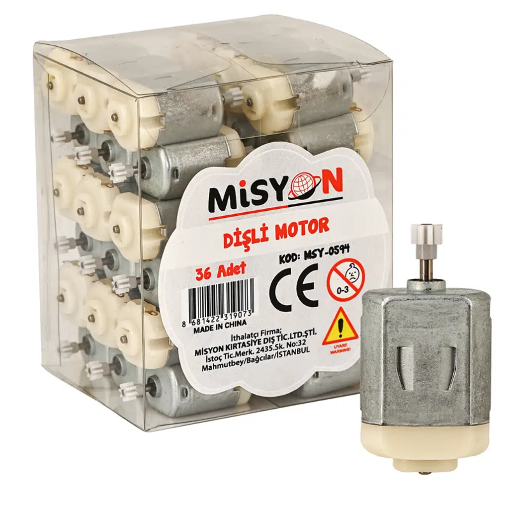 Mini Deney Motor Dişli 36 Lı