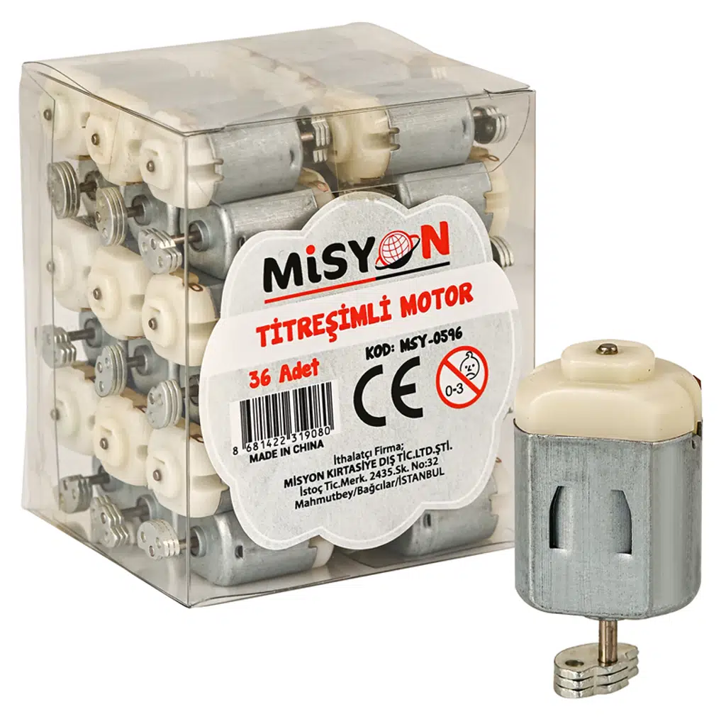 Mini Deney Motor Titreşimli 36 Lı
