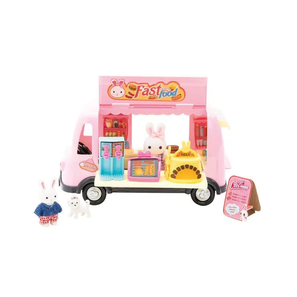 Mini Fast Food Karavanı Oyun Seti