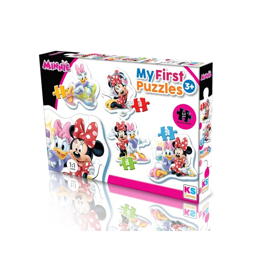 MyFirst CutOut Puzzles 4in1 Minnie Mouse