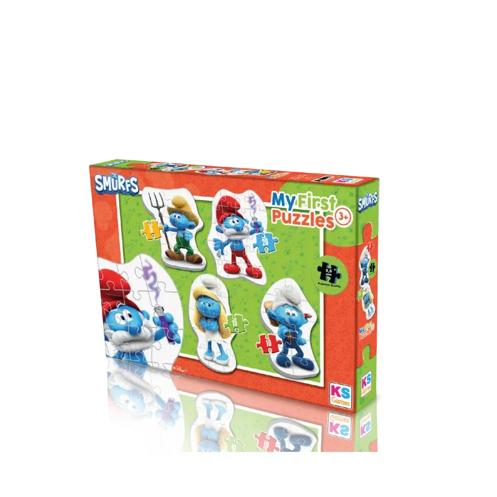MyFirst CutOut Puzzles 4in1 Şirinler