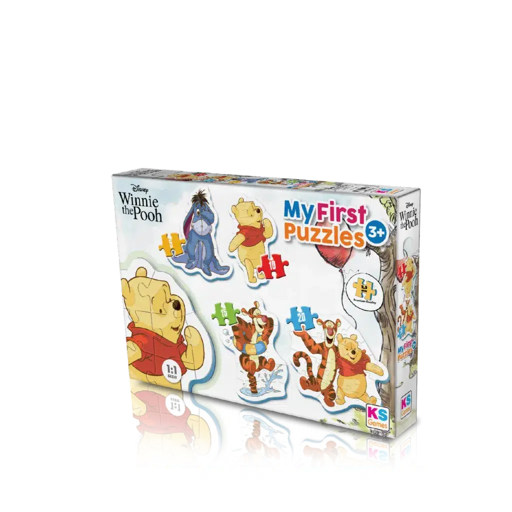 MyFirst CutOut Puzzles 4in1 Winnie The Pooh