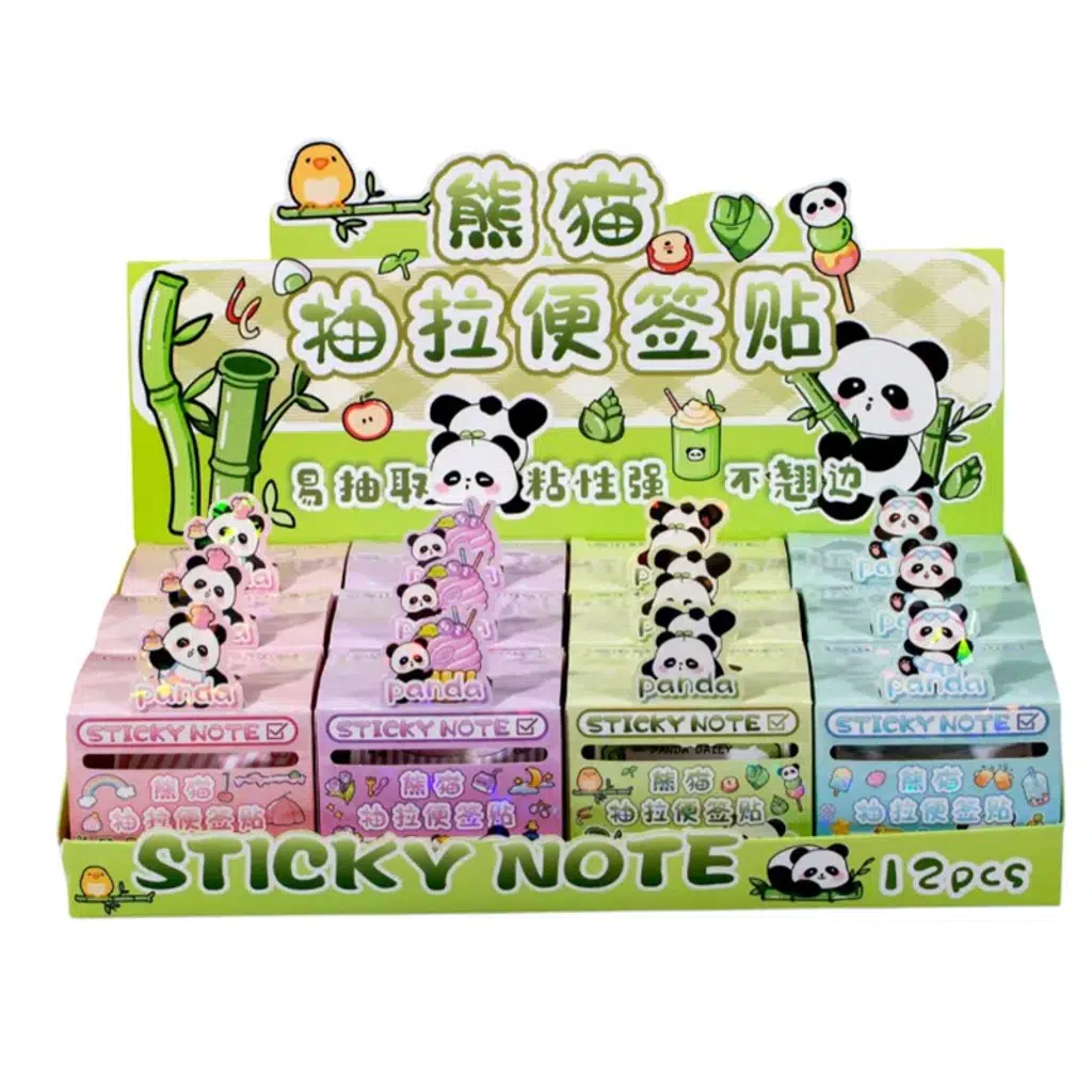 Panda Sticky Note 12 Li