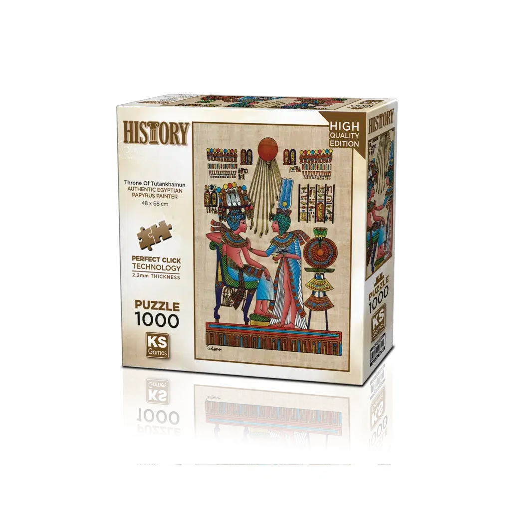 Papirus Throne of tutankhamun