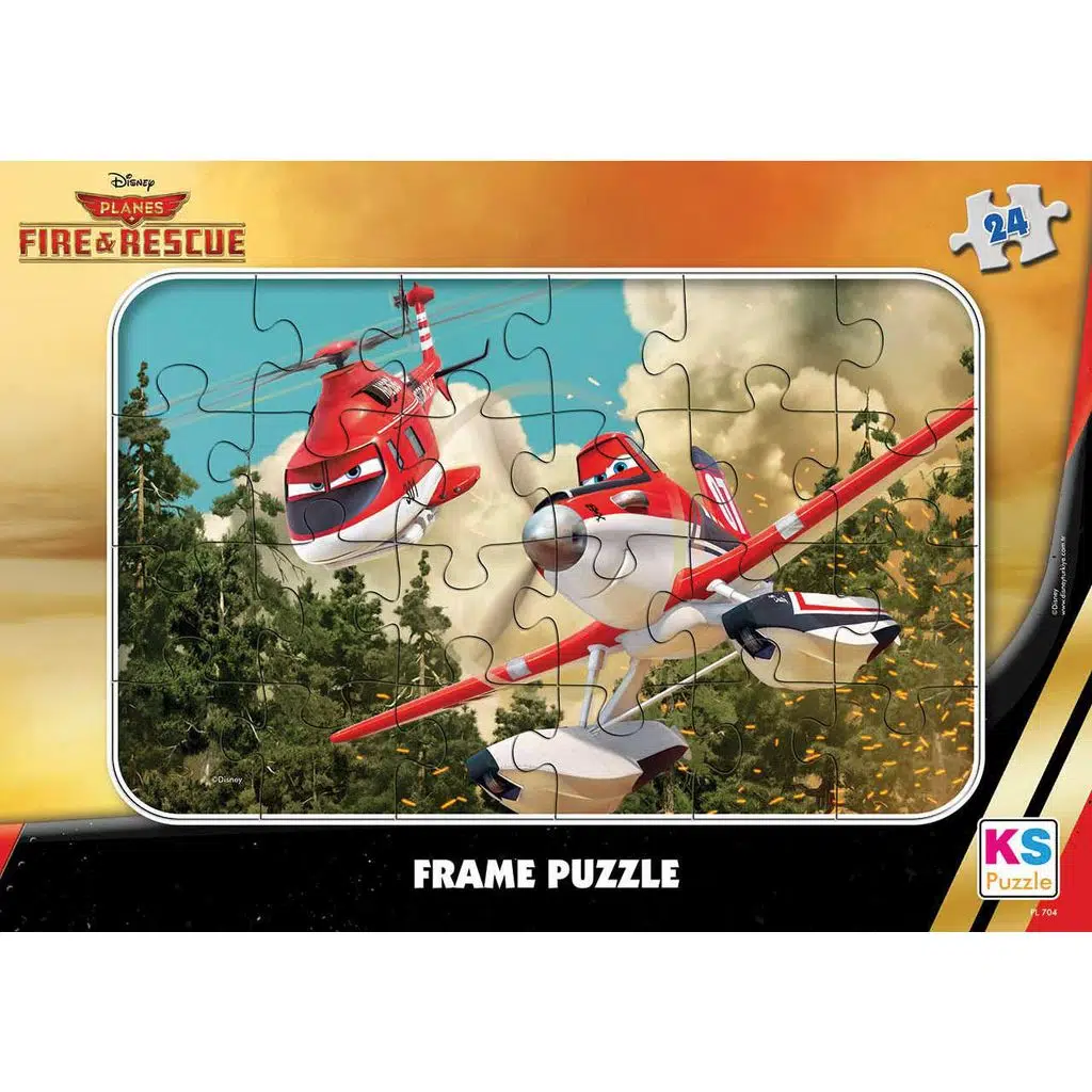 Planes Frame Puzzle 24 Parça