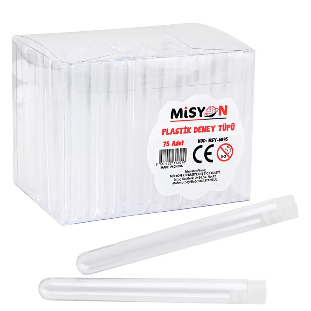 Plastik Deney Tüpü 75 Li