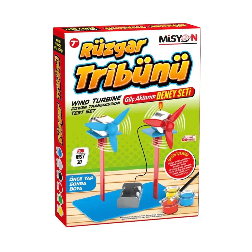 Rüzgar Tribünü - Güç Aktarım Deney Seti