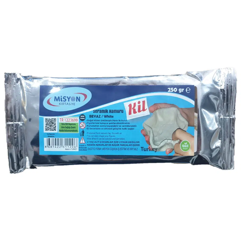 Seramik Hamuru 250 Gr. Beyaz