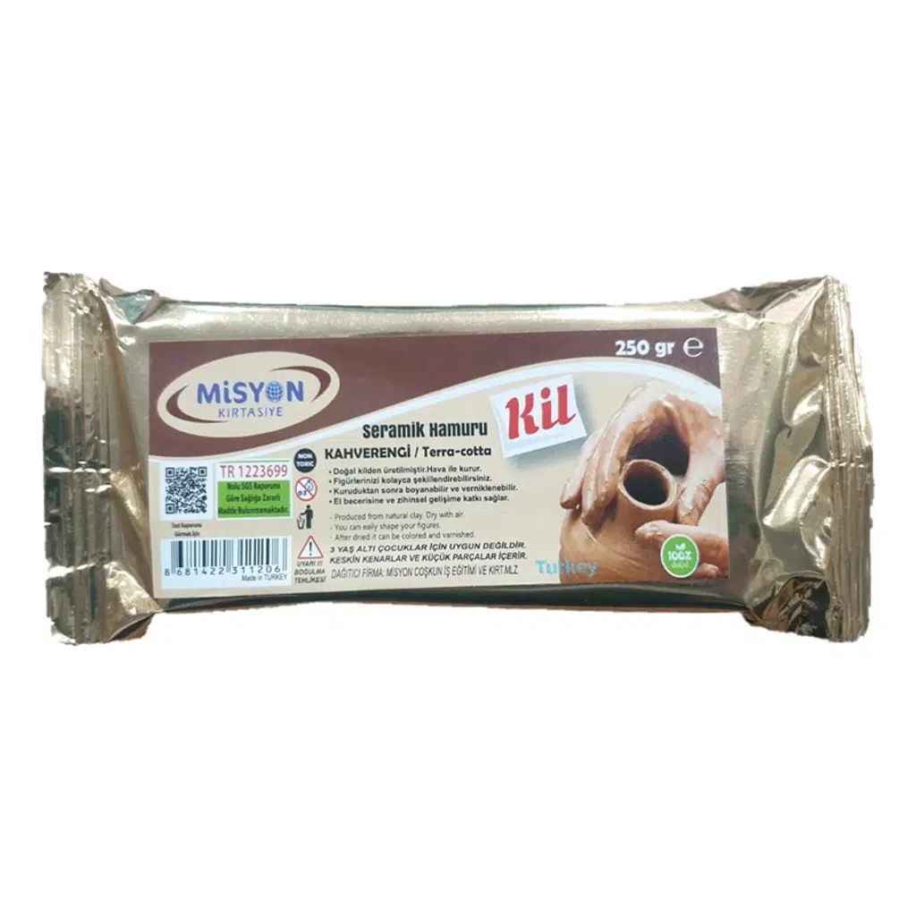 Seramik Hamuru 250 Gr Kahverengi
