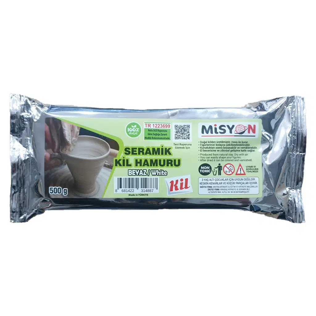 Seramik Hamuru 500 Gr Beyaz